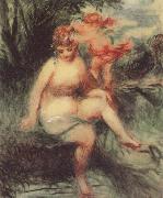 Pierre Renoir Venus and Cupid (Allegory) Norge oil painting reproduction